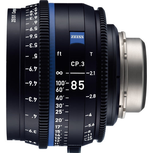 ZEISS CP.3 85mm T2.1 Compact Prime Lens (PL Mount, Feet)