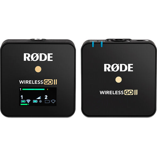 Rode Wireless GO II 2-Person Compact Digital Wireless Microphone System/Recorder (2.4 GHz, Black)