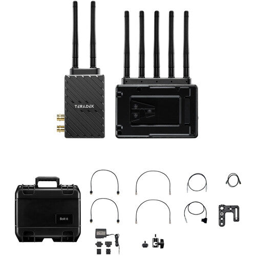 Teradek Bolt 6 LT 750 3G-SDI/HDMI Wireless RX/TX Deluxe Kit (V-Mount)