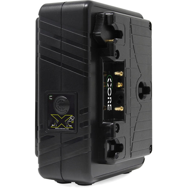 Core SWX GPM-X2A Mini Dual Travel Battery Charger (Gold Mount)