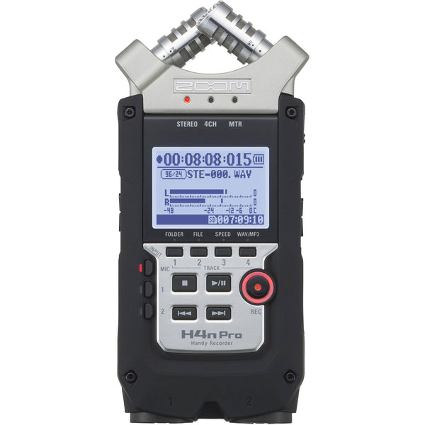 Zoom H4n Pro 4-Input / 4-Track Portable Handy Recorder with Onboard X/Y Mic Capsule
